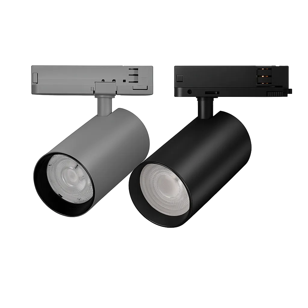 Spot sur rail 3 phase