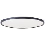 Brilliant Brennan Plafonnier Plastique Noir Blanc 30W 4000lm - 840 Blanc Froid | 541mm - IP44 - 3 Niveaux De Gradation Dimmable