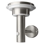 Ledvance LED applique murale Endura Style double Circle Steel 6W 400lm - 830 Blanc Chaud | Solar - Détecteur de mouvement et de lumière 