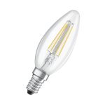 Osram Classic LED E14 Bougie Filament Claire 4W 470lm - Relax and Active - 827 Blanc Très Chaud | Équivalent 40W