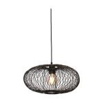 Good&Mojo Suspension Luminaire Cango Bambou Noir | Convient pour 1x E27 