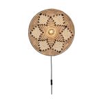 Good&Mojo Applique Murale Andros Natural/Blanc | Convient pour 1x E27 