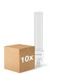 Lot 10x Noxion Lucent PL-C LED 7.4W 1000lm - 840 Blanc Froid | 2-Pins - Équivalent 26W