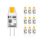 Lot 10x Osram LED Pin Micro Capsule G4 1W 100lm - 827 Blanc Très Chaud | Équivalent 10W