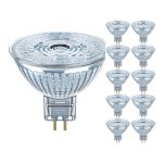 Lot 10x Ledvance Performance Spot LED Réflecteur GU5.3 MR16 5W 345lm 36D - 927 Blanc Très Chaud | Meilleur rendu des couleurs - Dimmable - Équivalent 35W