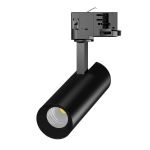 Noxion Spot LED Sur Rail 3 Phases  Ecowhite Aluminium Noir 10W 920lm 36D - 840 Blanc Froid