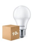 Lot 10x Philips Corepro LED Ampoule E27 Poire Dépolie 4.9W 470lm - 827 Blanc Très Chaud | Équivalent 40W