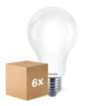 Lot 6x Philips Corepro LED Ampoule E27 Poire Dépolie 17.5W 2452lm - 827 Blanc Très Chaud | Équivalent 150W