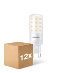 Lot 12x Philips CorePro LED Capsule G9 Dépolie 4W 480lm - 827 Blanc Très Chaud | Dimmable - Équivalent 40W