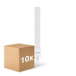 Lot 10x Noxion Lucent PL-S LED 6W - 830 Blanc Chaud | 2-Pins - Équivalent 11W