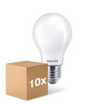Lot 10x Philips Corepro LED Ampoule E27 Poire Dépolie 8.5W 1055lm - 827 Blanc Très Chaud | Équivalent 75W