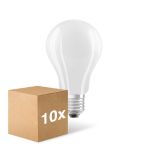 Lot 10x Ledvance Classic LED E27 Poire Filament Dépolie 17W 2452lm - 827 Blanc Très Chaud | Équivalent 150W