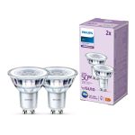 Lot 2x Philips Spot LED GU10 PAR16 5W 390lm 36D - 840 Blanc Froid