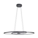 Eglo Suspension Luminaire Gianella Acier Noir 38W 4400lm - 830 Blanc Chaud | Dimmable