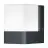 Ledvance Smart+ Wifi applique murale Cube Foncé Gris Extérieur 9.5W 500lm - 830 Blanc Chaud | RGBW - Dimmable
