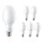 Lot 6x Philips TrueForce Core LED E27 HPL/SON Dépolie 18W 3000lm 300D - 830 Blanc Chaud | Équivalent 80W