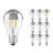 Lot 10x Ledvance CLASSIC LED E27 Poire Filament Claire 6.5W 650lm - 827 Blanc Très Chaud | Équivalent 50W