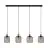 Eglo Suspension Luminaire Chisle Acier Noir | IP20 - Convient pour 4x E27 