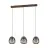 Eglo Suspension Luminaire Espinal Acier Bronze | IP20 - Convient pour 3x E27 