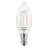 Philips Corepro LED Bougie E14 Torsadée Bougie Filament Claire 2W 250lm - 827 Blanc Très Chaud | Équivalent 25W