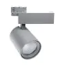 Noxion Spot LED sur rail Spot Stella Gris 24W 2000lm 15D - 930 Blanc Chaud | Meilleur rendu des couleurs