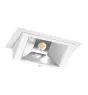 Downlight LED Wallwasher Wally Maxi Gris 46W 6050lm 70x75D - 830 Blanc Chaud - 238x145mm