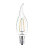 Philips Corepro LED Bougie E14 Flamme Filament Claire 2W 250lm - 827 Blanc Très Chaud | Équivalent 25W