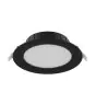 Noxion Downlight LED Hera Plat Encastré Noir 21W 2400lm 100D - 827-830-840 CCT | 213mm - Diamètre 195mm