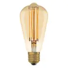 Ledvance Vintage 1906 LED E27 Edison Dorée 5.8W 470lm - 822 Blanc Très Chaud | Dimmable - Équivalent 40W