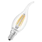 Ledvance Classic LED E14 Bougie Filament Claire 3.4W 470lm - 827 Blanc Très Chaud | Équivalent 40W