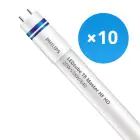 Lot 10x Philips Tube LED T8 MASTER (HF) High Output 20W 3100lm - 840 Blanc Froid | 150cm - Dimmable - Équivalent 58W