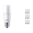 Lot 10x Philips Corepro LED E27 Tubular Stick Dépolie 9.5W 1050lm - 840 Blanc Froid | Équivalent 75W