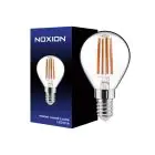Noxion Lucent Lustre LED E14 Boule Filament Claire 4.5W 470lm - 827 Blanc Très Chaud | Dimmable - Équivalent 40W