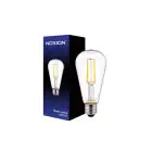 Noxion Lucent LED E27 Poire Filament Claire 4W 470lm - 827 Blanc Très Chaud | Équivalent 40W