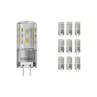 Lot 10x Osram Parathom LED Pin GY6.35 3.8W 470lm - 827 Blanc Très Chaud | Dimmable - Équivalent 40W