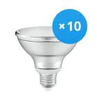 Lot 10x Ledvance Spot LED E27 PAR20 6.4W 350lm 36D - 927 Blanc Très Chaud | Meilleur Rendu Des Couleurs - Dimmable - Équivalent 75W