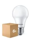 Lot 6x Philips  CorePro LED Ampoule E27 Poire Dépolie 10W 1055lm - 840 Blanc Froid | Équivalent 75W