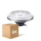 Lot 6x Philips MASTER Spot LED G53 AR111 10.8W 620lm 9D - 930 Blanc Chaud | Meilleur Rendu Des Couleurs - Dimmable - Équivalent 50W