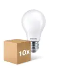 Lot 10x Philips Corepro LED Ampoule E27 Poire Dépolie 7W 806lm - 840 Blanc Froid - Équivalent 60W
