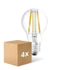 Lot 4x Ledvance Classic LED E27 Poire Filament Claire 11W 1521lm - 827 Blanc Très Chaud | Dimmable - Équivalent 100W