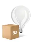 Lot 6x Ledvance LED Classic E27 Globe Dépolie 11W 1521lm - 827 Blanc Très Chaud | Dimmable - Équivalent 100W
