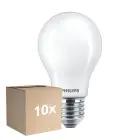 Lot 10x Philips Master LED E27 Poire Filament Dépolie 5.9W 806lm - 922-927 Dim To Warm | Meilleur Rendu Des Couleurs - Dimmable - Équivalent 60W