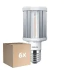 Lot 6x Philips TrueForce LED E40 HPL Claire 42W 5700lm 360D - 830 Blanc Chaud | Équivalent 200W