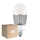Lot 6x Ledvance LED Ampoule HQL LED P E27 41W 5400lm - 827 Blanc Très Chaud | Équivalent 125W