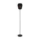 Eglo Lampadaires Salon Persley Acier Noir Papier | IP20 - Convient pour 1x E27 