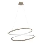 Eglo Suspension Luminaire Ruotale Acier Sablonneux 42W 5000lm - 830 Blanc Chaud