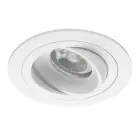 Noxion Encastré Spot Logic MR16 inclinable Blanc | Diamètre 80mm - GU10 Culot