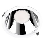 Ledvance LED Downlight Comfort Dali UGR19 Aluminium 42W/36W/30W 5000lm/4200lm/3600lm 100D - 930-940 CCT | Zaagmaat 250mm - IP44 - Beste Kleurweergave - Dali Dimbaar