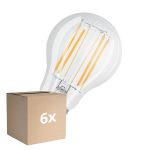 Voordeelpak 6x Osram LED Superstar E27 Peer Filament Helder 7.5W 1055lm - 940 Koel Wit | Beste Kleurweergave - Dimbaar - Vervangt 75W