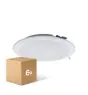 Voordeelpak 6x LED Downlight Pan 24W 1920lm 830 Warm Wit | 225mm - Zaagmaat 195mm